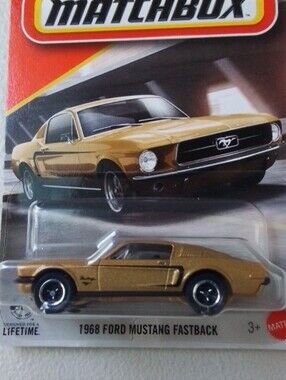 Match 1968 Ford Mustang Fastback in Metallic Gold